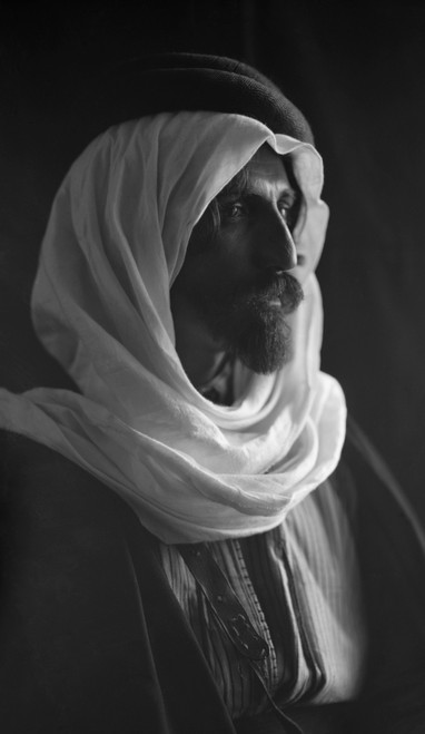 Bedouin Man, C1910. /Nportrait Of A Bedouin Man. Photograph, C1910. Poster Print by Granger Collection