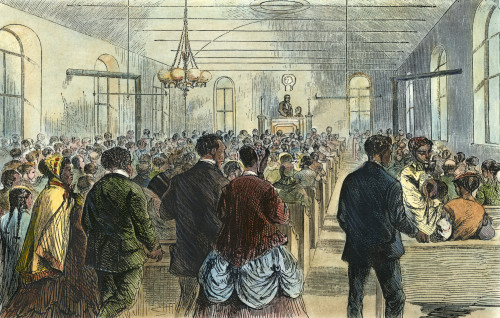 Colored Men'S Convention. /Nthe National Convention Of Colored Men In Session At Washington, D.C., In 1869. Contemporary Colored Engraving. Poster Print by Granger Collection - Item # VARGRC0061582