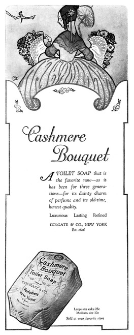 Ad: Cashmere Bouquet, 1922. /Namerican Advertisement For Cashmere Bouquet Toilet Soap, 1922. Poster Print by Granger Collection - Item # VARGRC0409695