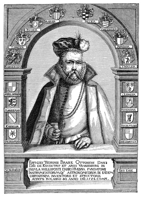Tycho Brahe (1546-1601). /Ndanish Astronomer. Wood Engraving, 19Th Century, After A Late 16Th Century Engraving By Jacob De Gheyn. Poster Print by Granger Collection - Item # VARGRC0054155