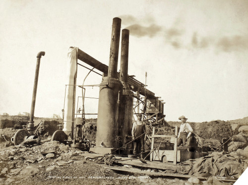 Alaska: Gold Mine, C1898. /Npumping Factory For The Sluicing Operation At No. 1 Gold Mine, Daniel'S Creek, Bluff City, Alaska, 1898. Poster Print by Granger Collection - Item # VARGRC0006312