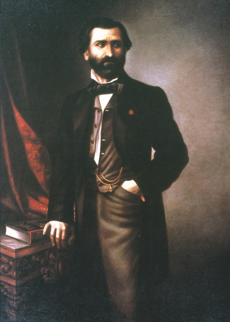 Giuseppe Verdi (1813-1901). /Nitalian Composer. Oil, C1858, By Achille Scalese. Poster Print by Granger Collection - Item # VARGRC0052164