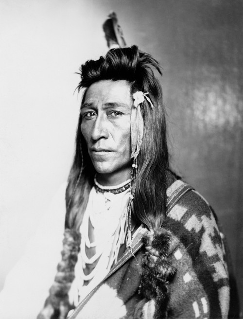 Shoshone Native American. /Nportrait Of Measaw, A Shoshone Man. Photograph, C1899. Poster Print by Granger Collection - Item # VARGRC0125480