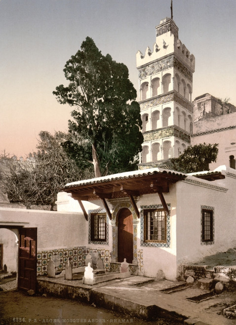 Algiers: Mosque, C1899. /Nthe Mosque Of Abd El Rahman In Algiers, Algeria. Photochrome, C1899. Poster Print by Granger Collection - Item # VARGRC0168562