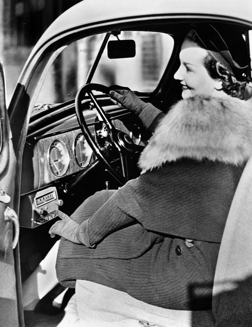 Car Radio, C1940. /Nthe Crosley Safety-Tune Fiver Roamio Automobile Radio Receiver. Photographed C1940. Poster Print by Granger Collection - Item # VARGRC0099012