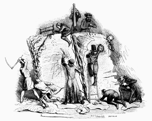 Censorship: Allegory. /Nan Allegorical Representation Of Censorship. Line Engraving, French, After Charles Joseph Travies De Villers (1804-1859). Poster Print by Granger Collection - Item # VARGRC0093345