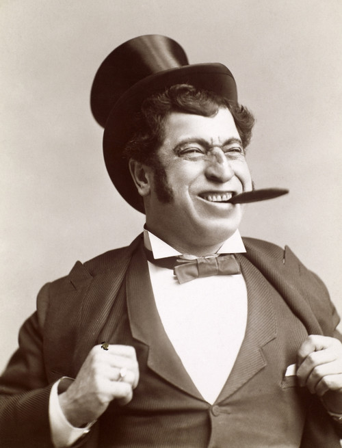 Man With Cigar, C1895. /Ncabinet Photograph, C1895. Poster Print by Granger Collection - Item # VARGRC0080449