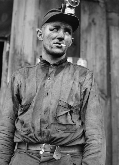 Coal Miner, 1940. /Ncoal Miner At Dougherty'S Mine, Near Falls Creek, Pennsylvania. Photograph By Jack Delano, August 1940. Poster Print by Granger Collection - Item # VARGRC0122630