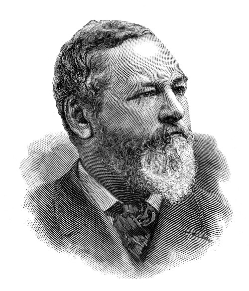 George Hunt Pendleton /N(1825-1889). American Legislator. Line Engraving, 1885. Poster Print by Granger Collection - Item # VARGRC0015560