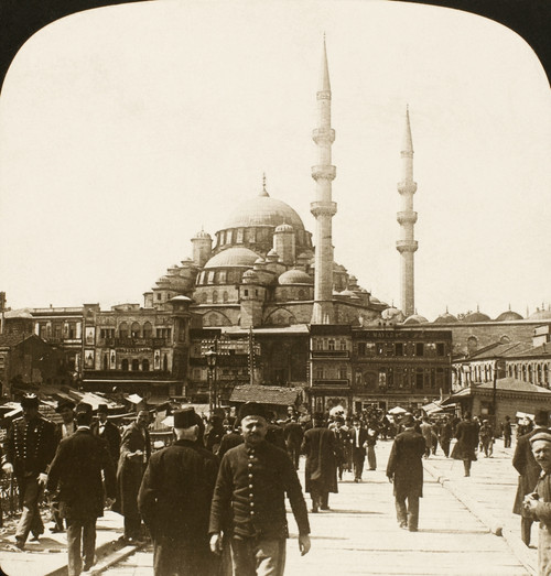 Turkey: Istanbul, 1901. /Nmosque Of Yeni Valideh. Stereograph, 1901. Poster Print by Granger Collection - Item # VARGRC0004616
