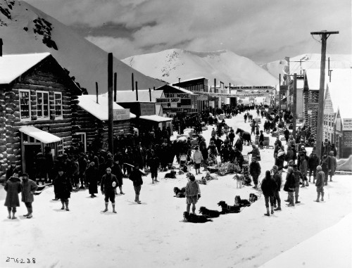 Klondike Street Scene. /Nstill From The 1928 Mgm Motion Picture, 'Trail Of '98.' Poster Print by Granger Collection - Item # VARGRC0081864