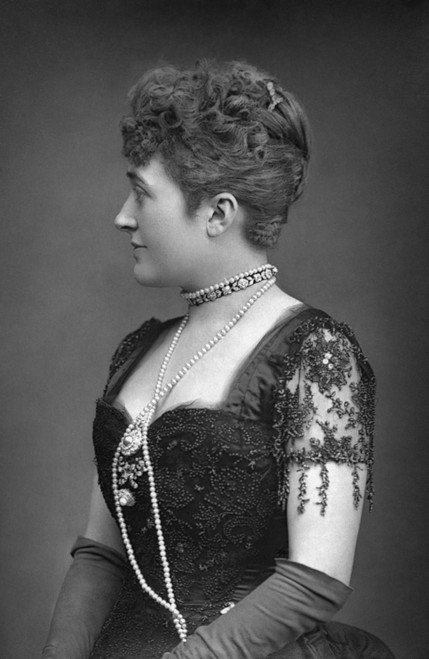 Mina Beresford (D.1922). /Nellen Jeromina 'Mina' Gardner. Wife Of Lord Charles Beresford. Photograph By W. & D. Downey, C1891. Poster Print by Granger Collection - Item # VARGRC0354381