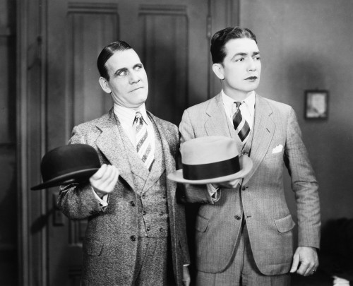 Silent Still: Two Men. Poster Print by Granger Collection - Item # VARGRC0074498