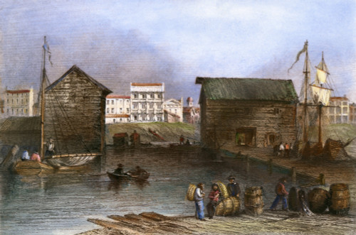 Toronto, Canada, C1842. /Ntoronto, Ontario, Cananda. Steel Engraving, C1842, After William Henry Bartlett. Poster Print by Granger Collection - Item # VARGRC0085479