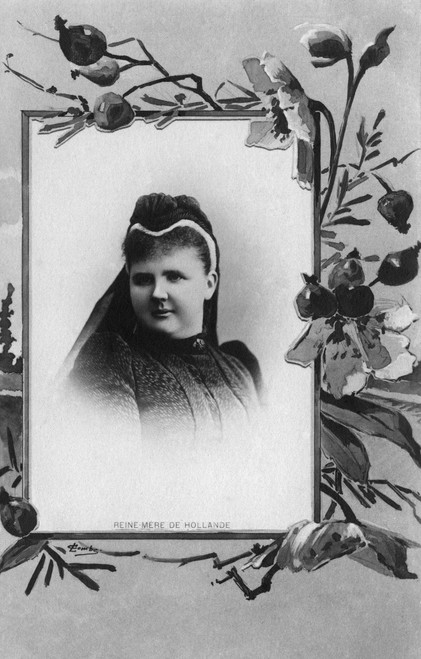 Emma Of Waldeck And Pyrmont /N(1858-1934). Queen Consort To William Iii, King Of The Netherlands. Queen Regent, 1890-1898 And Queen Mother, 1890-1934. Photo Postcard, C1900. Poster Print by Granger Collection - Item # VARGRC0325204