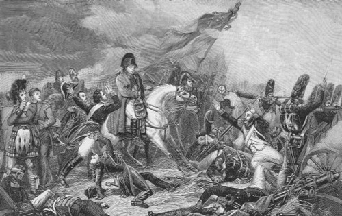 Napoleon I: Waterloo, 1815. /Nthe Battle Of Waterloo, 18 June 1815. Line Engraving, 19Th Century. Poster Print by Granger Collection - Item # VARGRC0014542 Napoleon I: Waterloo, 1815. /Nthe Battle Of Waterloo, 18 June 1815. Line Engraving, 19Th Century. Poster Print by Granger Collection - Item # VARGRC0014542