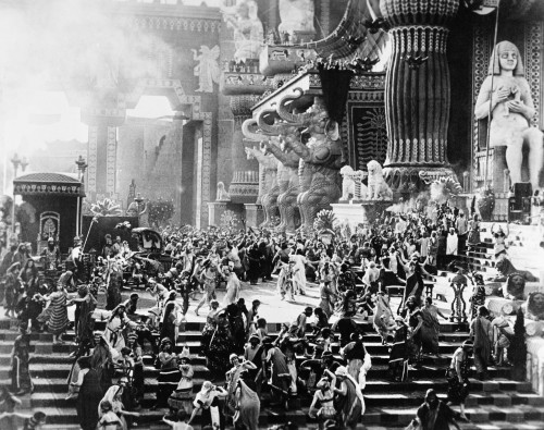 Film: Intolerance, 1916. /Nscene From The Babylonian Sequence In David Wark Griffith'S Film 'Intolerance,' 1916. Poster Print by Granger Collection - Item # VARGRC0122149