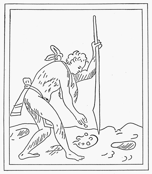 Aztec Farmer. /Nan Aztec Farmer Planting Corn. Line Drawing From The Codex Florentino, C1540, A Treatise By Bernardino De Sahagun (1499-1590) On The Aztecs And The Spanish Conquest Of Mexico. Poster Print by Granger Collection - Item # VARGRC0031301 Aztec Farmer. /Nan Aztec Farmer Planting Corn. Line Drawing From The Codex Florentino, C1540, A Treatise By Bernardino De Sahagun (1499-1590) On The Aztecs And The Spanish Conquest Of Mexico. Poster Print by Granger Collection - Item # VARGRC0031301