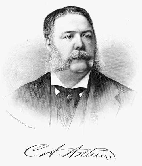 Chester Alan Arthur /N(1830-1886). 21St President Of The United States. Late 19Th Century Engraving. Poster Print by Granger Collection - Item # VARGRC0089996