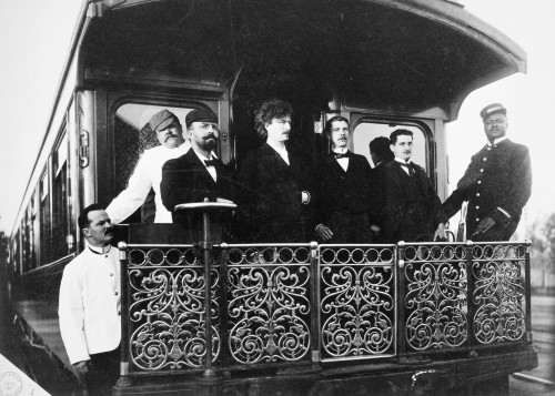 Ignace Jan Paderewski /N(1860-1941). Polish Pianist And Composer. Photographed (Center) During A Concert Tour Of The United States In 1896. Poster Print by Granger Collection - Item # VARGRC0053298