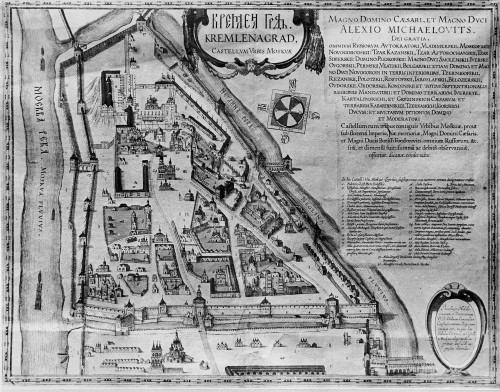 Moscow: Map, 17Th Century. /Nplan Of Moscow, Engraved In Amsterdam, 17Th Century. Poster Print by Granger Collection - Item # VARGRC0129253