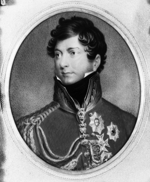George Iv (1762-1830). /Nking Of Great Britain And Ireland, 1820-1830. Minature On Ivory By Paul Fischer. Poster Print by Granger Collection - Item # VARGRC0052501