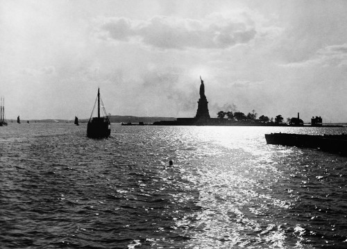 Statue Of Liberty, 1891. /Nthe Statue Of Liberty On Bedloe Island In New York Harbor, 1891. Staten Island Can Be Seen In The Background. Poster Print by Granger Collection - Item # VARGRC0125189
