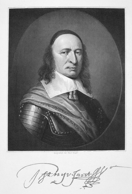Peter Stuyvesant /N(1592-1672). Dutch Administrator In America. Steel Engraving After A Contemporary Painting By An Unknown Artist. Poster Print by Granger Collection - Item # VARGRC0037272