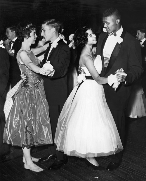 Racial Integration, 1959. /Ntwo White Students Visiting From Charlottesville, Virginia, Enjoying A Senior Prom At An Integrated High School In Atlantic City, New Jersey, 1959. Poster Print by Granger Collection - Item # VARGRC0130334