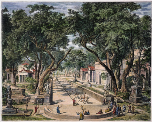 Spartan Warriors /Nexercising In The Dromos (Racecourse). Line Engraving, 19Th Century. Poster Print by Granger Collection - Item # VARGRC0010595 Spartan Warriors /Nexercising In The Dromos (Racecourse). Line Engraving, 19Th Century. Poster Print by Granger Collection - Item # VARGRC0010595