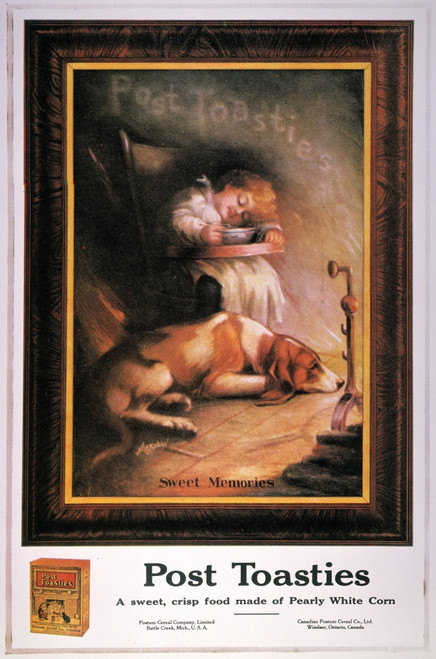 Post Toasties Ad, C1900./Nan American Advertisement For The Cereal. Poster Print by Granger Collection - Item # VARGRC0028768