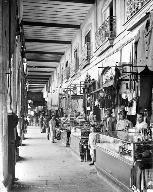 Cuba: Havana, C1904. /Noutside Corridor At The Tacon Market In Havana, Cuba. Photograph, C1904. Poster Print by Granger Collection - Item # VARGRC0126261