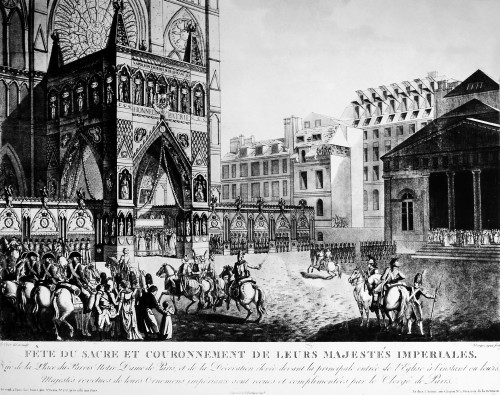 Coronation Of Napoleon I./Nthe Coronation Of Napoleon I And Josephine At Notre Dame De Paris In 1804. Contemporary French Engraving. Poster Print by Granger Collection - Item # VARGRC0107035 Coronation Of Napoleon I./Nthe Coronation Of Napoleon I And Josephine At Notre Dame De Paris In 1804. Contemporary French Engraving. Poster Print by Granger Collection - Item # VARGRC0107035
