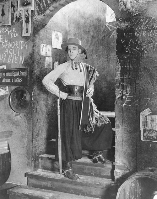 Rudolph Valentino /N(1895-1926). American (Italian-Born) Film Actor. Valentino In His Opening Scene From The Film 'The Four Horsemen Of The Apocalypse,' 1921. Poster Print by Granger Collection - Item # VARGRC0004223