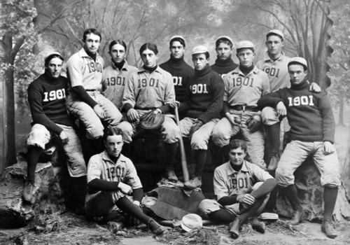 Yale Baseball Team, 1901. /Nthe Yale University Baseball Team, 1901. Poster Print by Granger Collection - Item # VARGRC0028321