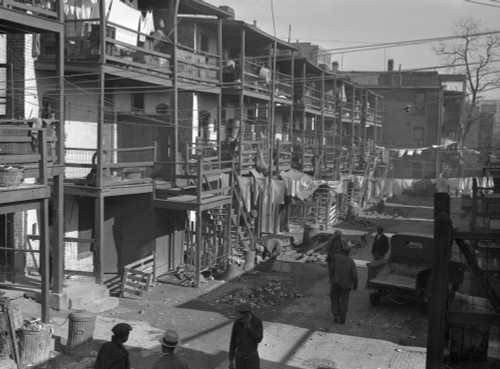 Washington Slum, 1935. /Nthe Slum District Of Washington, D.C. Photographed By Carl Mydans In November, 1935. Poster Print by Granger Collection - Item # VARGRC0106866