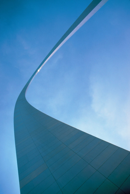 St. Louis: Gateway Arch. /Na View Of The Gateway Arch In St. Louis, Missouri, Looking Upward From The Base. Photographed C1974. Poster Print by Granger Collection - Item # VARGRC0162927