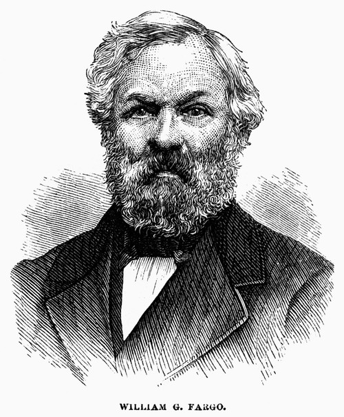 William G. Fargo (1818-1881). /Namerican Businessman. Wood Engraving, American, 1875. Poster Print by Granger Collection - Item # VARGRC0128527