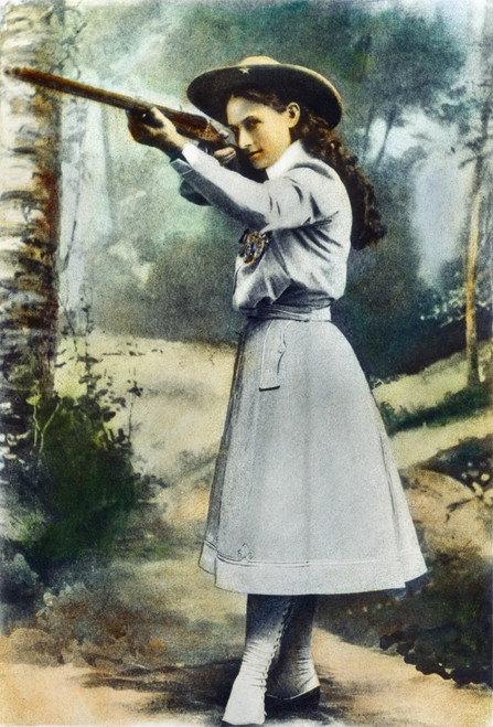 Annie Oakley (1860-1926). /Namerican Markswoman: Photograph, C1890