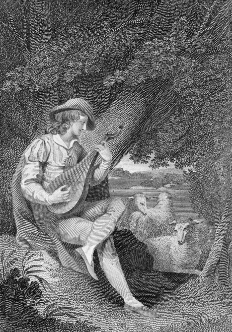 Shepherd. /Netching And Engraving, English, C1800, After Thomas Kirk (C1765-1797). Poster Print by Granger Collection - Item # VARGRC0079686