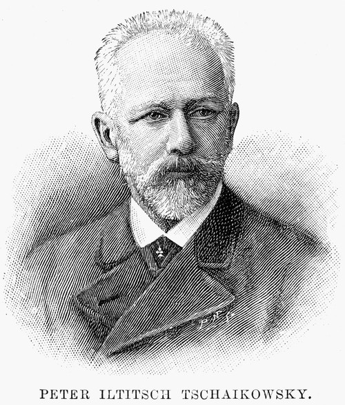 Peter Ilich Tchaikovsky /N(1840-1893). Russian Composer. Line Engraving, 1893. Poster Print by Granger Collection - Item # VARGRC0041744