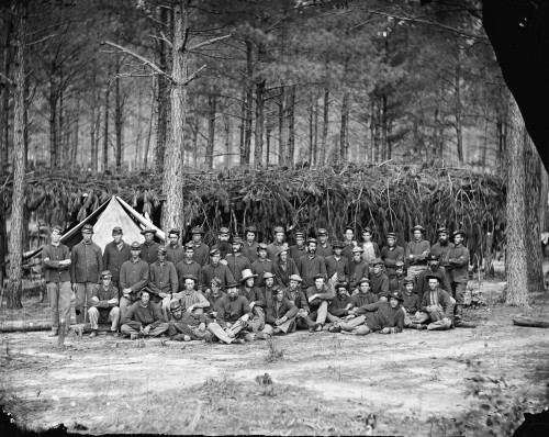 Civil War: Company A, 1864. /Ncompany A, United States Engineer Battalion In Petersburg, Virginia. Photograph, August 1864. Poster Print by Granger Collection - Item # VARGRC0409152