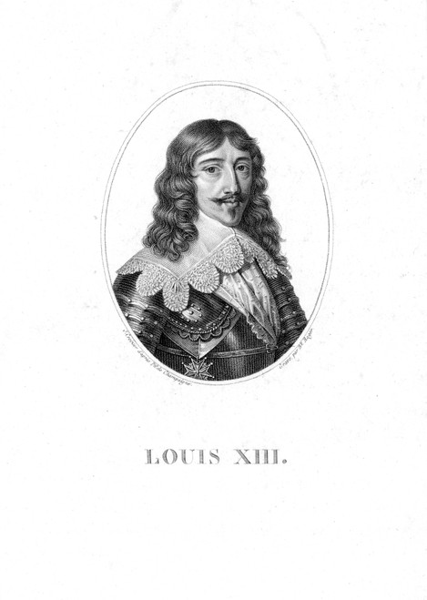 Louis Xiii (1601-1643). /Nking Of France 1610-43. 19Th Century Engraved Portrait After A Painting By Philippe De Champaigne. Poster Print by Granger Collection - Item # VARGRC0003569