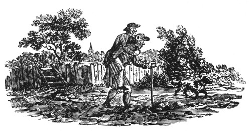 Bewick: Man Carrying Man. /Nwood Engraving, Early 19Th Century, By Thomas Bewick (1753-1828). Poster Print by Granger Collection - Item # VARGRC0077878