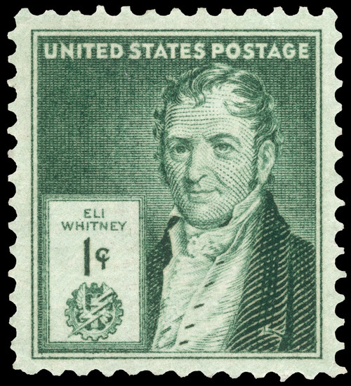 Eli Whitney (1765-1825). /Namerican Inventor. U.S. Commemorative Postage Stamp, 1940. Poster Print by Granger Collection - Item # VARGRC0113989