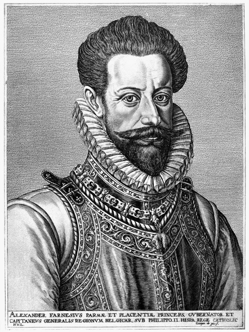 Alessandro Farnese /N(1545-1592). Duke Of Parma; Italian General And Diplomat. Copper Engraving, 18Th Century. Poster Print by Granger Collection - Item # VARGRC0057072