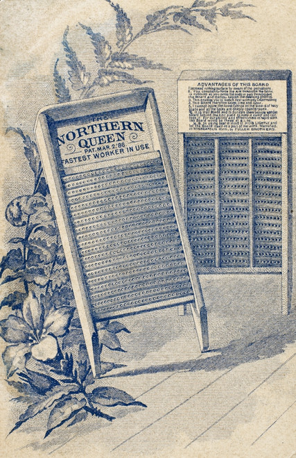 Trade Card, C1890. /Nmerchant'S Trade Card, American, C1890, For The Northern Queen Washboard, Patented In 1886. Poster Print by Granger Collection - Item # VARGRC0098229