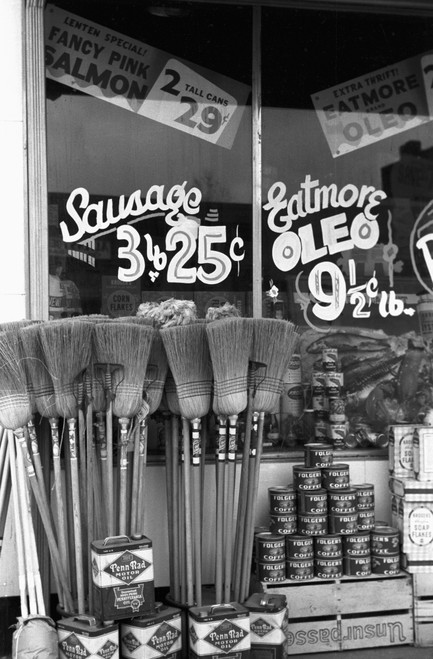 Storefront, 1940. /Na Storefront Display At A General Store, Salem, Illinois. Photograph By Arthur Rothstein, February 1940. Poster Print by Granger Collection - Item # VARGRC0121083 Storefront, 1940. /Na Storefront Display At A General Store, Salem, Illinois. Photograph By Arthur Rothstein, February 1940. Poster Print by Granger Collection - Item # VARGRC0121083