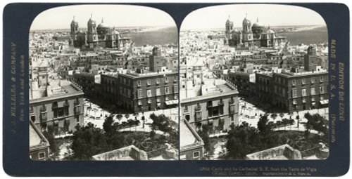 Spain: Cadiz, C1908. /N'Cadiz And Its Cathedral S.E. From The Torre De Vista (Watch Tower), Spain.' Stereograph, C1908. Poster Print by Granger Collection - Item # VARGRC0323571 Spain: Cadiz, C1908. /N'Cadiz And Its Cathedral S.E. From The Torre De Vista (Watch Tower), Spain.' Stereograph, C1908. Poster Print by Granger Collection - Item # VARGRC0323571