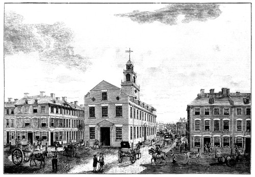 Boston: View, 1793. /Nthe Old State House In Boston, Massachusetts, 1793. After A Contemporary Engraving. Poster Print by Granger Collection - Item # VARGRC0035117
